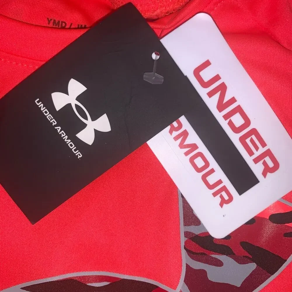 UNDER ARMOUR Boys' UA Tech Hybrid Printed T-Shirt